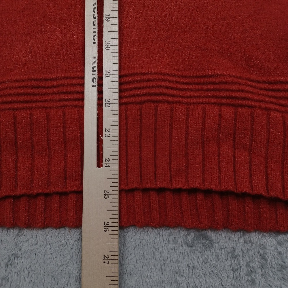 Anthropologie Sweater Womens XS Orange Turtleneck Pullover‎ Boho - Picture 7 of 8